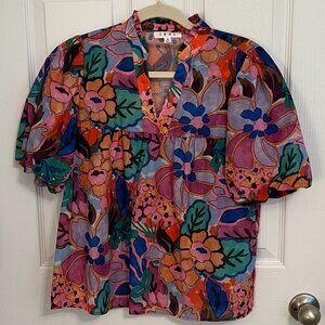 THML bubble sleeve top